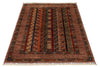 3x5 Multicolor and Brown Turkish Tribal Rug