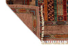 3x5 Multicolor and Brown Turkish Tribal Rug