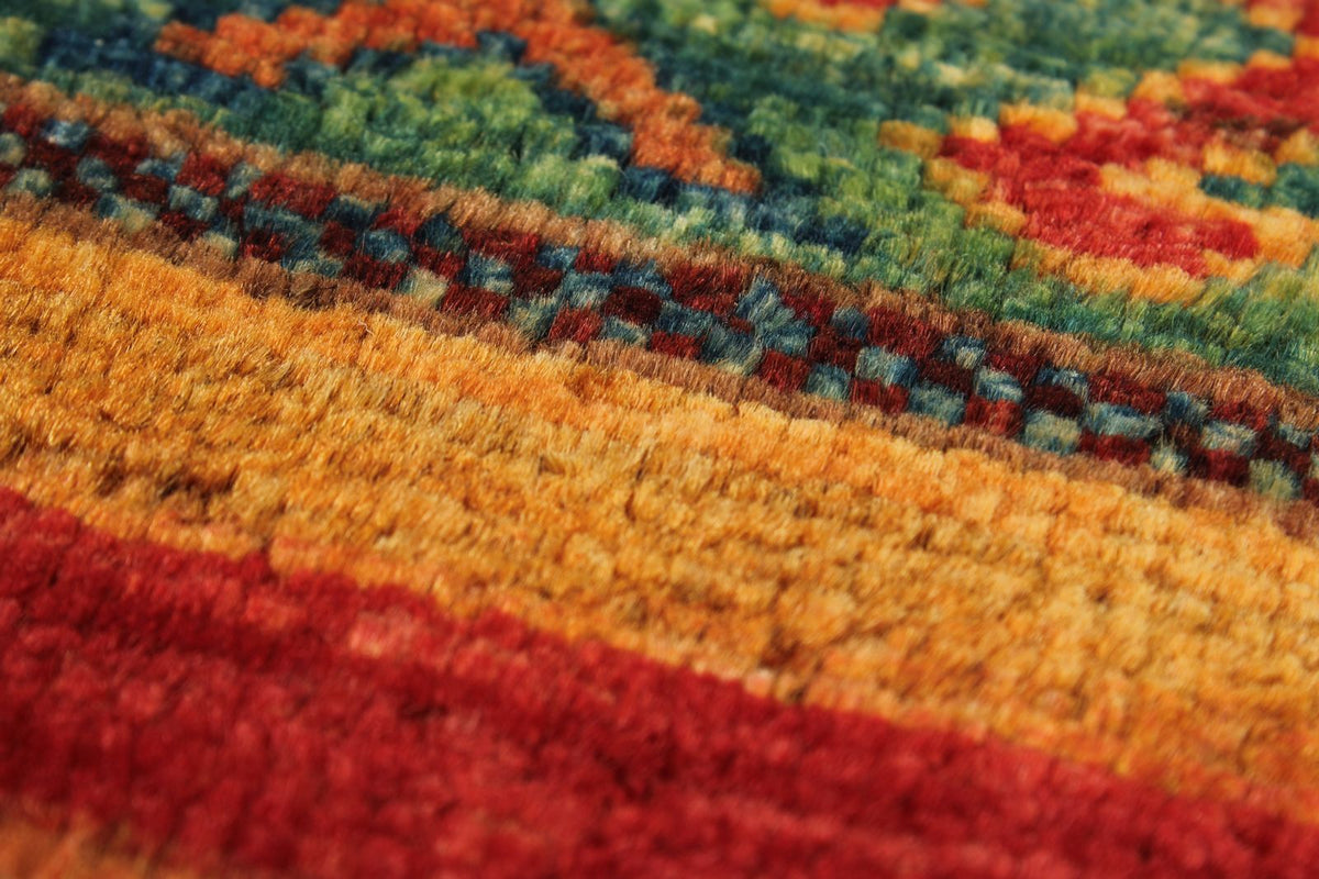 3x10 Brown and Multicolor Tribal Runner