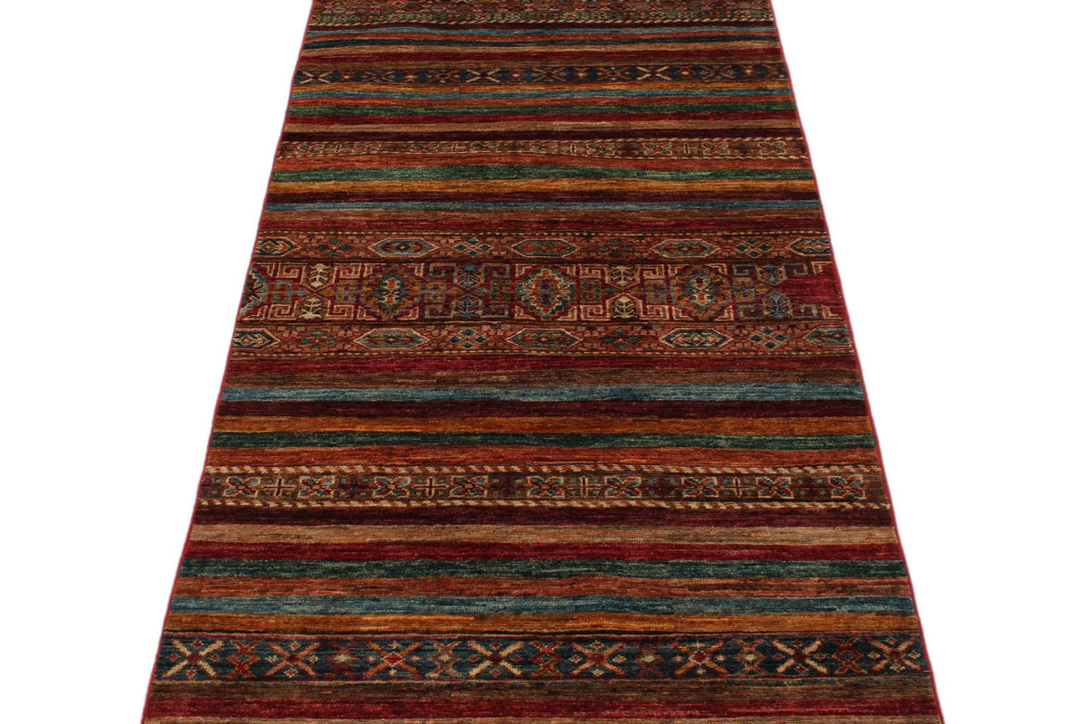 3x9 Brown and Multicolor Tribal Runner