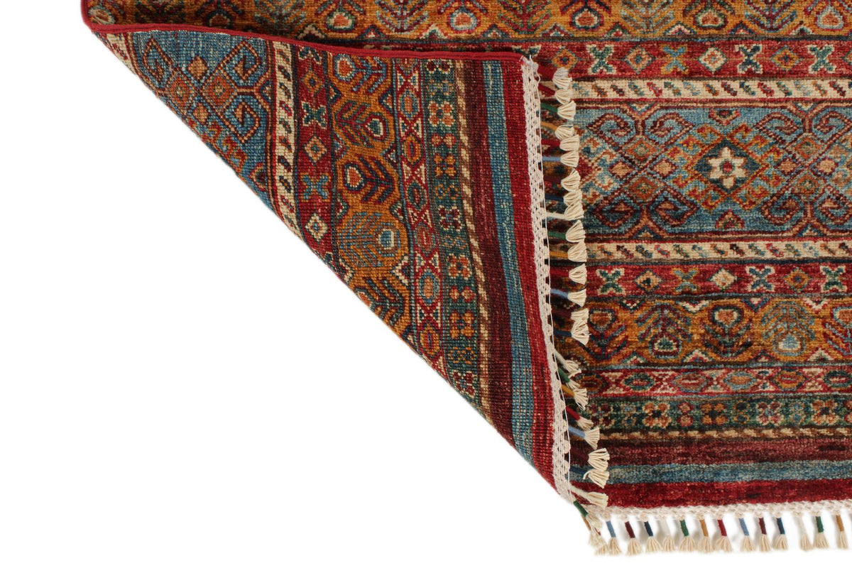 3x9 Brown and Multicolor Tribal Runner