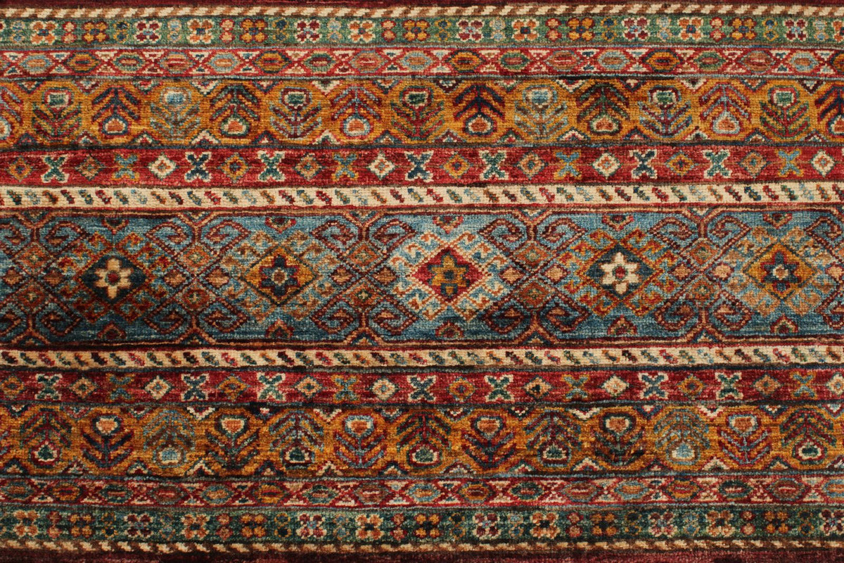 3x9 Brown and Multicolor Tribal Runner