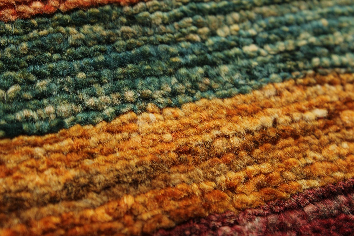 3x9 Brown and Multicolor Tribal Runner