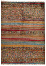 7x10 Multicolor Tribal Rug