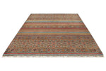 7x10 Multicolor Tribal Rug