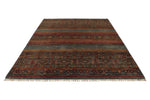 7x10 Multicolor Tribal Rug