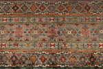 7x10 Multicolor Tribal Rug