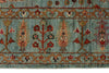 7x10 Light Blue and Multicolor Turkish Tribal Rug