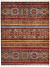 5x7 Multicolor Tribal Rug