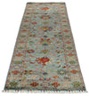 3x9 Blue and Multicolor Turkish Tribal Runner