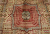 9x12 Ivory and Multicolor Turkish Tribal Rug