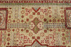 9x12 Ivory and Multicolor Turkish Tribal Rug