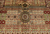 9x12 Ivory and Multicolor Turkish Tribal Rug