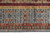 6x8 Light Camel and Multicolor Turkish Tribal Rug