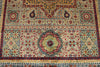 6x8 Light Camel and Multicolor Turkish Tribal Rug