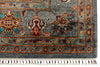 8x10 Gray and Multicolor Turkish Tribal Rug