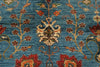 8x10 Light Blue and Multicolor Turkish Tribal Rug