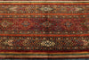 9x12 Multicolor and Red Tribal Rug