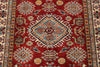 4x6 Red and Ivory Anatolian Traditional Rug