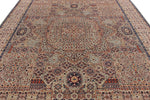 9x12 Brown and Multicolor Turkish Tribal Rug