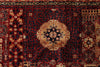 9x12 Red and Ivory Turkish Tribal Rug