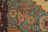 9x12 Light Blue and Multicolor Turkish Tribal Rug