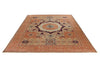 9x12 Orange and Multicolor Turkish Tribal Rug