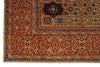 9x12 Orange and Multicolor Turkish Tribal Rug