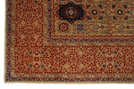 9x12 Orange and Multicolor Turkish Tribal Rug