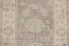 3x6 Gray and Ivory Turkish Oushak Runner