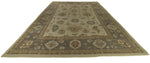 12x16 Ivory and Gray Turkish Oushak Rug