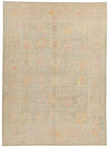 9x12 Beige and Ivory Turkish Oushak Rug