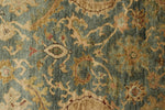 4x12 Green and Beige Turkish Traditional Runner