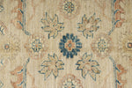 8x10 Ivory and Ivory Anatolian Traditional Rug