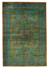 3x5 Light Brown and Light Blue Anatolian Traditional Rug