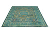 6x8 Light Blue and Light Green Anatolian Traditional Rug