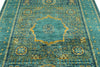 6x8 Light Blue and Light Green Anatolian Traditional Rug