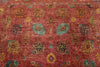 7x10 Rose and Multicolor Anatolian Traditional Rug