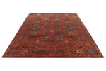 7x10 Rose and Multicolor Anatolian Traditional Rug