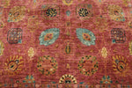 7x10 Rose and Multicolor Anatolian Traditional Rug