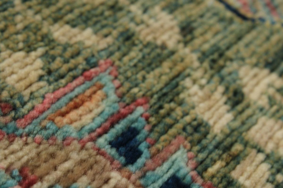 3x11 Light Brown and Multicolor Anatolian Traditional Runner