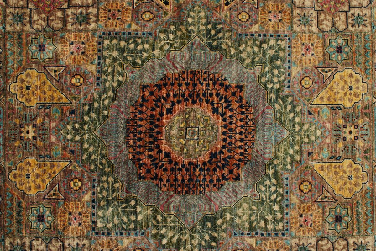 3x11 Light Brown and Multicolor Anatolian Traditional Runner