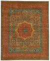 8x10 Light Blue and Light Brown Anatolian Traditional Rug