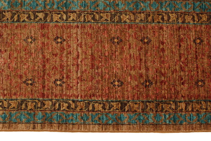 8x10 Light Blue and Light Brown Anatolian Traditional Rug