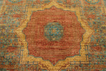 8x10 Light Blue and Light Brown Anatolian Traditional Rug