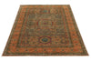 4x6 Light Brown and Light Gold Anatolian Traditional Rug