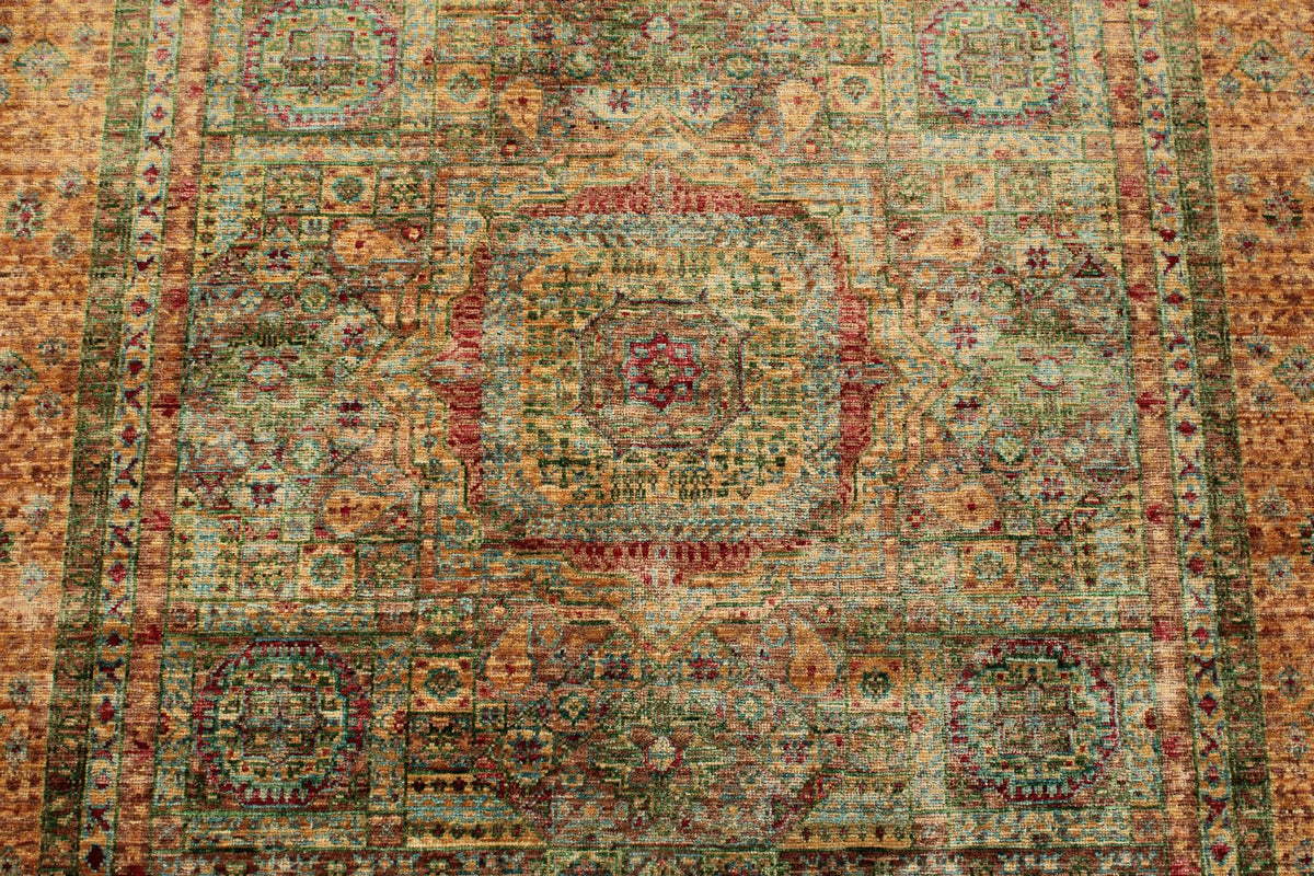 4x6 Light Brown and Light Gold Anatolian Traditional Rug