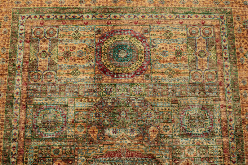 4x6 Light Brown and Light Gold Anatolian Traditional Rug