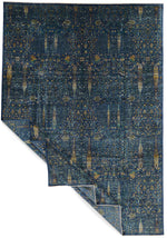 10x14 Navy and Multicolor Anatolian Traditional Rug