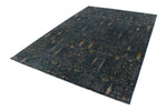 10x14 Navy and Multicolor Anatolian Traditional Rug